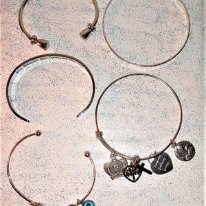 Silver Bracelet Bundle of 5